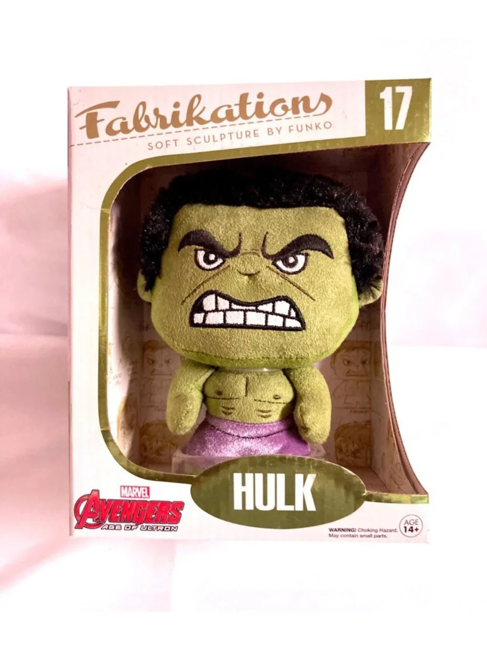 Funko Fabrikations Marvel Avengers Age Of Ultron Hulk Soft Sculpture Plush Colle